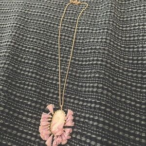 Kendra Scott Iridescent Pendant Necklace with Lavender Accents